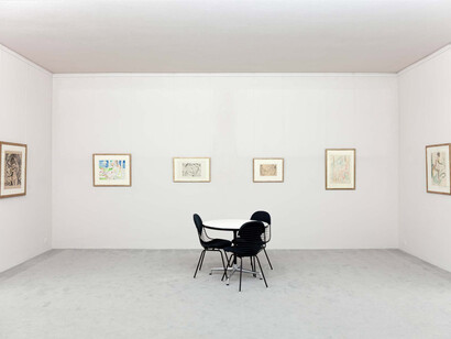 Ernst Ludwig Kirchner reinvents himself, exhibition view. Courtesy of Galerie Henze and Ketterer