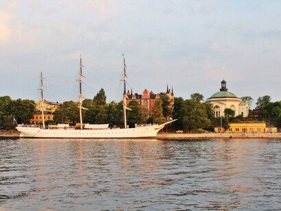 Estocolmo, Navio-albergue *Af Chapman*, localizado em Skeppsholmen. Fotografia Vânia Romão