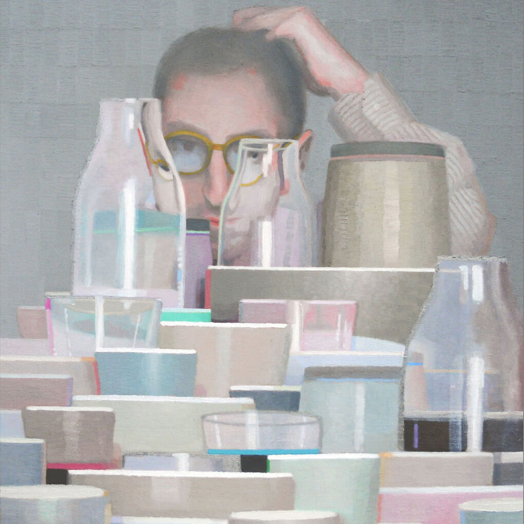 Pablo Candiloro, Room Service #23, 2013, olio su tela, 70 x 60 cm, courtesy Romberg