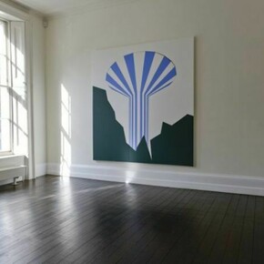 Ben Nathan, Chateau d'Eau,2012,181 x 166cm, oil on two part canvas