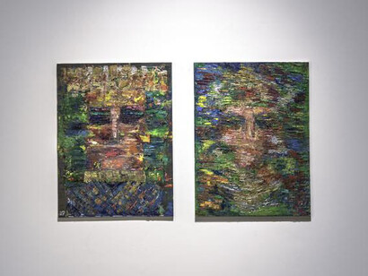 Roshanak Aminelahi, Exhibition view. Courtesy of Ayyam Gallery