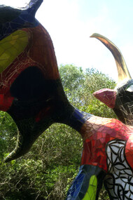 Niki De Saint Phalle, Il diavolo, particolare