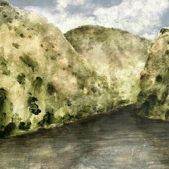 Tim Summerton, Valley’s end (detail), 2025. Courtesy of Olsen Gallery