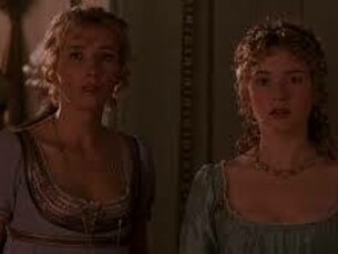 Le attrici Emma Thompson e Kate Winslet in una scena del film Ragione e sentimento 1995