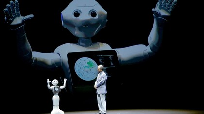 Pepper, the humanoid robot from SoftBank Robotics