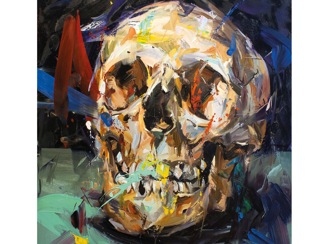 Paul Wright, Colossus, 2013, oil on canvas, 100 x 90 cm, 39 3/8 x 35 3/8 in, courtesy of Gallery Elena Shchukina