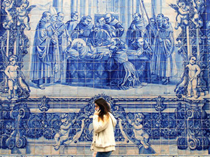 Azulejos en Oporto