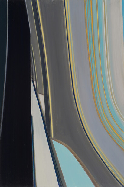Chris Gallagher, Ibis, 2023, oil on canvas mounted on panel, 36x24 inches. Courtesy of the artist and McKenzie Fine Art
