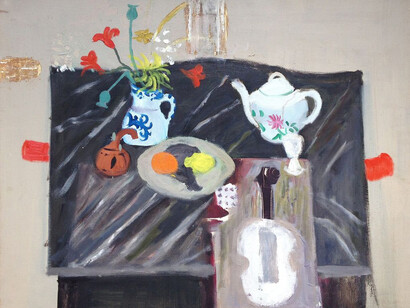 David McClure RSA RSW RGI, Still Life with Violin