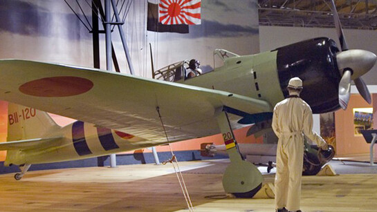 Mitsubishi A6M2 Model 21 Type 0. Courtesy of Pearl Harbor Aviation Museum