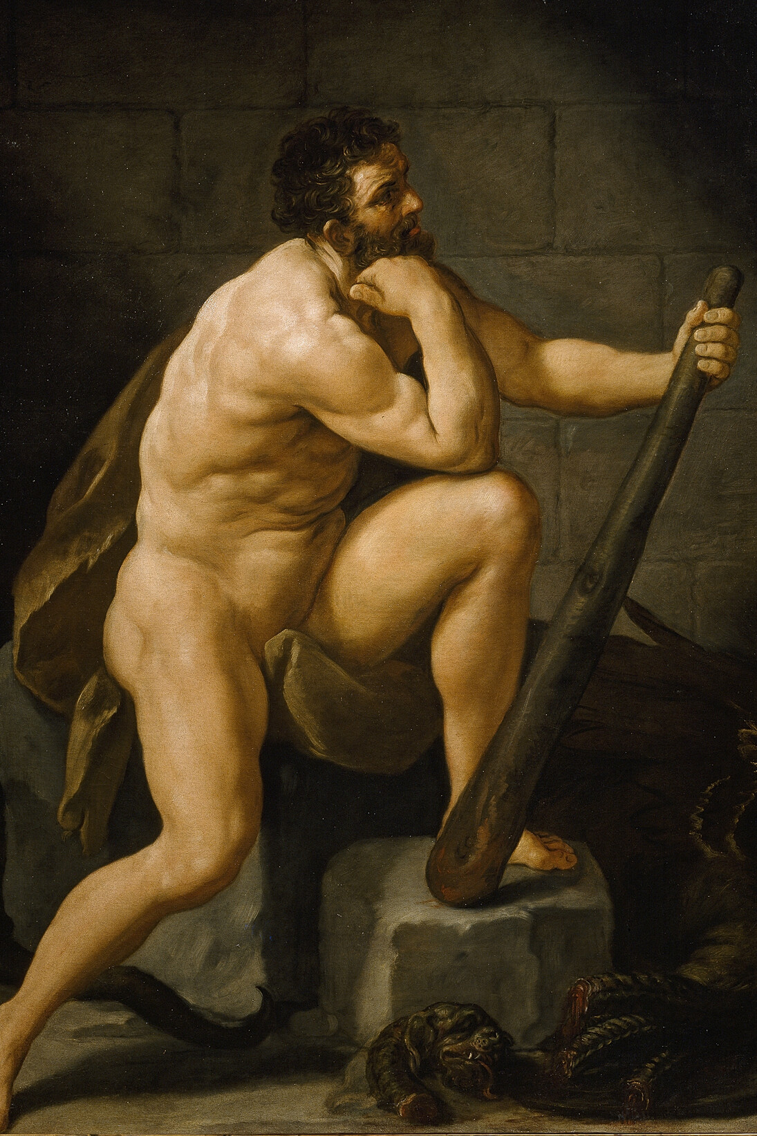 Guido Reni, Ercole dopo l’uccisione dell’Idra
1620 ca. Olio su tela, 224x175 cm. Firenze, Galleria Palatina

