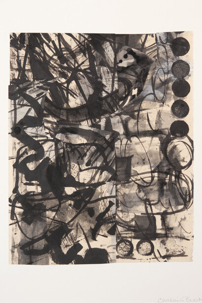 Chakaia Booker, Untitled, 2013, Handpainting, 24 x 19.5 inches
