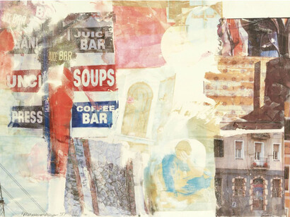 Robert Rauschenberg, Crosstown. Courtesy of Galerie Bastian