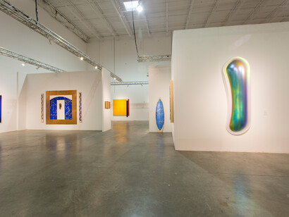 Installation view, Made in California: Selections from the Frederick R. Weisman Art
Foundation, at Mana Wynwood, December 1, 2015. Photo by E. Lee Smith.