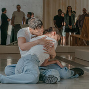 Brendan Fernandes, In two, performance view. Courtesy of Pulitzer Arts Foundation 