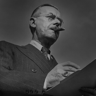 Thomas Mann, escritor alemán Premio Nobel de Literatura en 1929