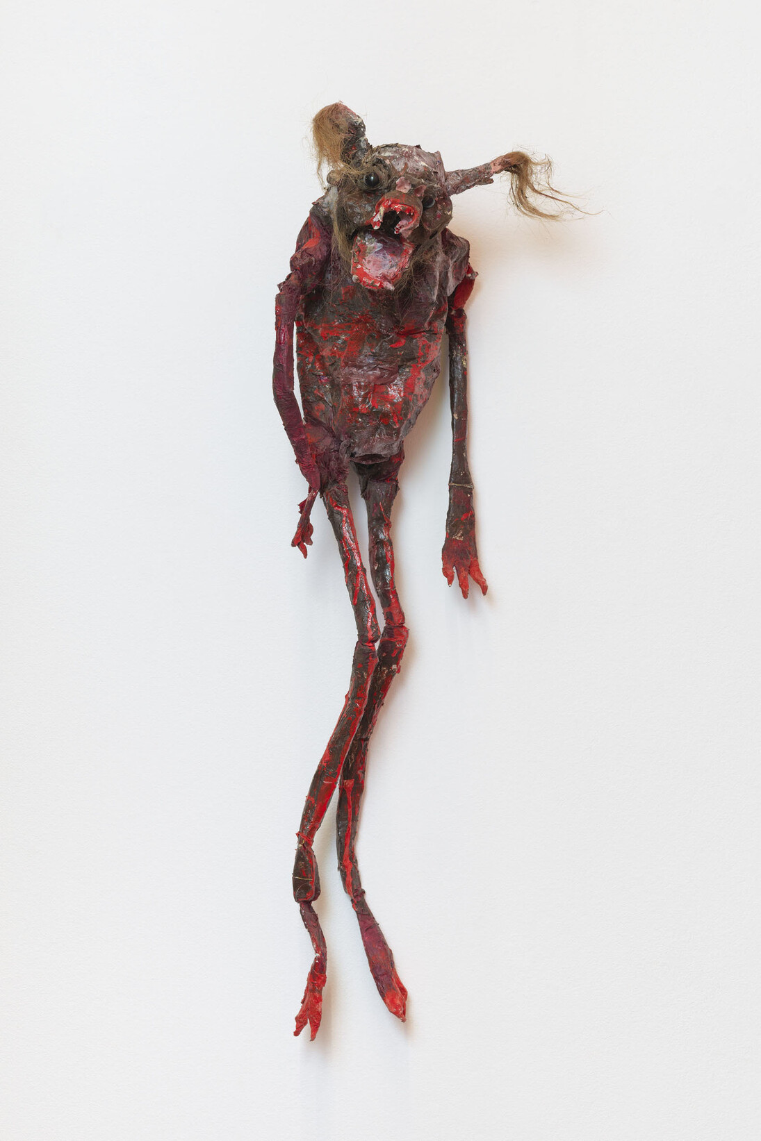 Marvin Gaye Chetwynd, Monster, 2014, Mixed media,
90 x 29 x 27 cm / 35 1/2 x 11 1/2 x 10 5/8 inches, photo credit Alessandro Zambianchi, courtesy of Massimo De Carlo Milano/London
