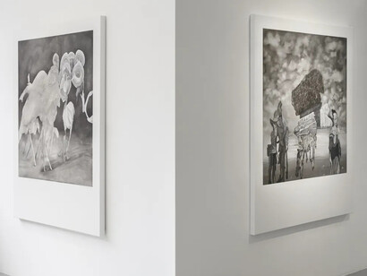 Various artists, Painting at the time of artificial intelligence, exhibition view. Courtesy of Galleri Duerr