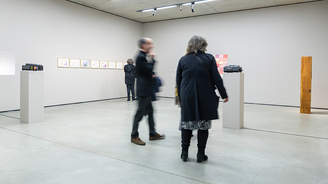 Secret outlines, ausstellungsansicht. Mit freundlicher genehmigung des Museum der Moderne