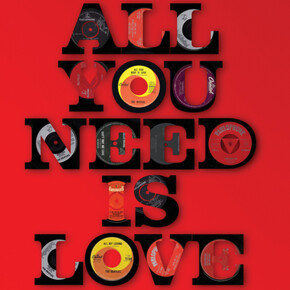 'Beatles All You Need is Love', original vinyl, by Keith Haynes 