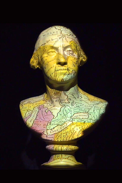 Alan Michelson, Hanödaga:yas (town destroyer), 2018. Courtesy of the Blanton Museum of Art