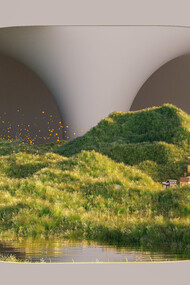 Cidade para turismo sustentável gerada por inteligência artificial