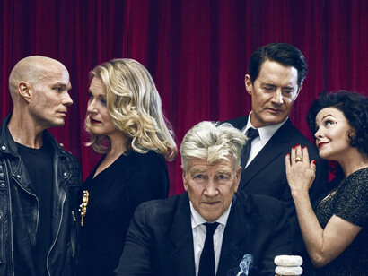 David Lynch e il cast di Twin Peaks 3