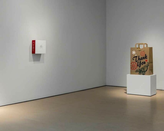Disappearing Fabric, Exhibition view. Courtesy of McClain Gallery