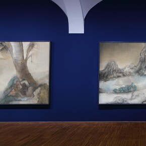 Leiko Ikemura, Motherscape, ausstellungsansicht. Mit freundlicher genehmigung des Albertina Museums