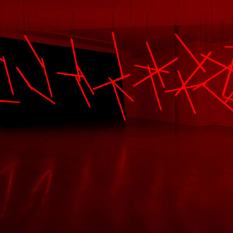 Olivier Ratsi, Frame destruct (detail), 2024. Courtesy of Bigaignon