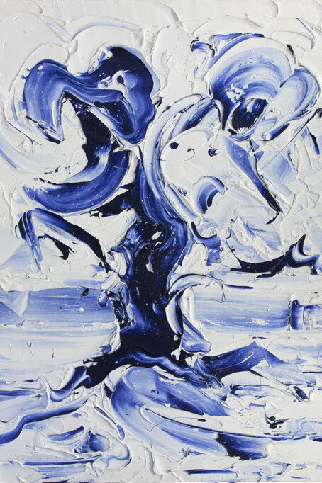 Geoff Uglow, Lapis Root, 2014, oil on linen, 200 x 170 cm