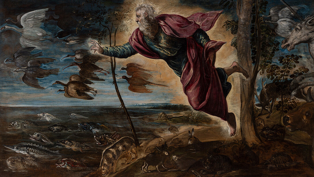 Jacopo Tintoretto, The creation of the animals, 1550‒53. Courtesy of Cincinnati Art Museum