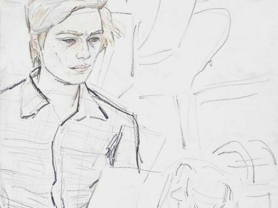 Elizabeth Peyton, “Klara (Train to Berlin)”, 2011, Colored pencil on paper, 11 1/2 x 8 inches, 29.5 x 20.5 cm
