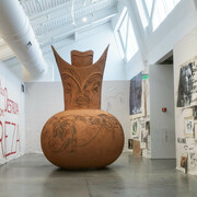 Gabriel Chaile, Matrix 283 Gabriel Chaile: no hay nada que destruya el corazón como la pobreza, exhibition view, 2023-24. Courtesy of Barro Arte Contemporáneo, Buenos Aires and Gabriel Chaile, Lisbon and ChertLüdde, Berlin. Photo by Whit Forrester