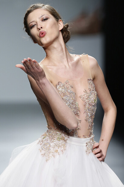 Barcelona Bridal Week 2015. Diseño de Jordi Dalmau