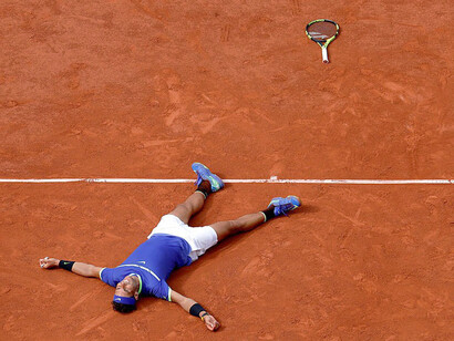 La alegría incontenible de Nadal