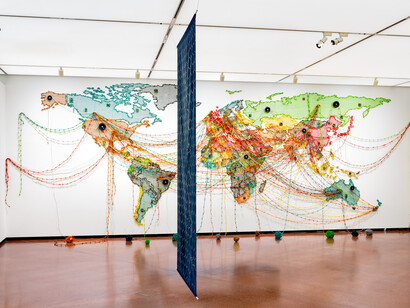 Various artists, Die linie, exhibition view. Courtesy of Heidi Horten Collection 