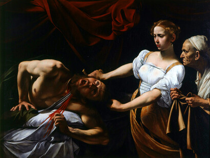 Judith und Holofernes, Caravaggio, 1599, Palazzo Barberini, Rom