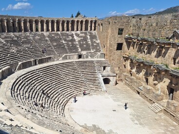 Teatro romano di Aspendo, Turchia. Foto di Valeria Caldelli