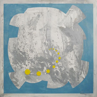 Ruel Caasi, Untitled,
2015,
Acrylic on canvas,
122 x 122 cm