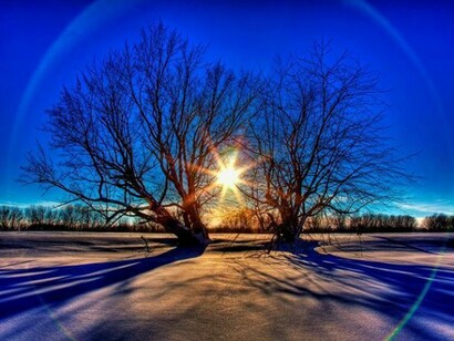 Emily Calkin, Winter Circle, Photographic Print on Fine Art Paper, 16" x 20"