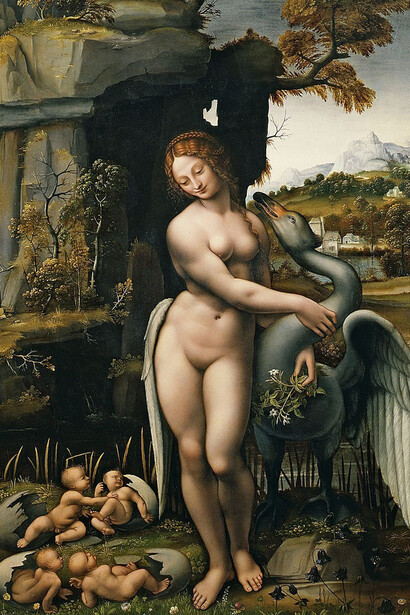 Francesco Melzi, Leda and the Swan (1505)