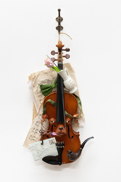 Stephen Morrison, Clump spirit #4 (study), 2025. Courtesy of Hashimoto Contemporary