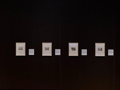 Rembrandt: masterpieces in black, exhibition view. Courtesy of Birmingham Museum