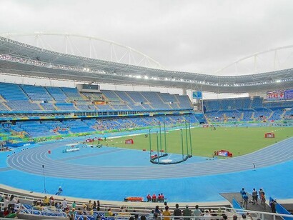 Estadio Olímpico Nilton Santos, no Rio de Janeiro, Brasil