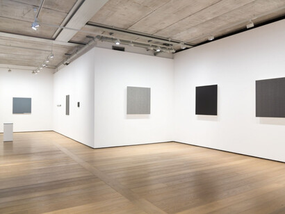 Ryoji Ikeda, Exhibition view. Courtesy of Almine Rech Gallery