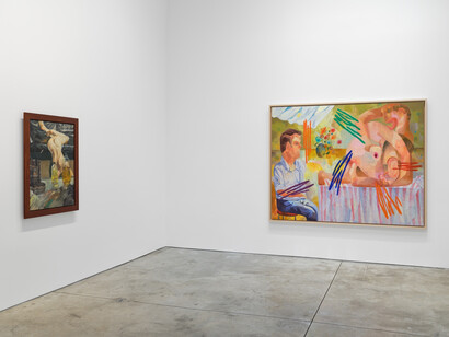 Various artists, Painter/Model, exhibition view. Courtesy of Skarstedt Gallery