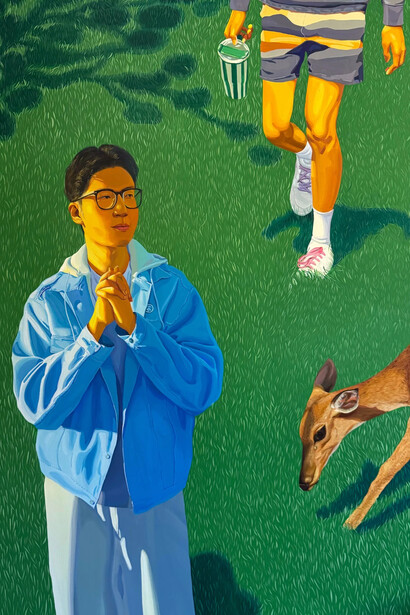 Li Wang, Early summer (detail), 2025. Courtesy of Fragment Gallery