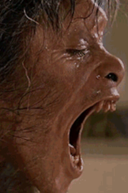 Lupo mannaro a Londra, 1981, scena della trasformazione in lupo mannaro