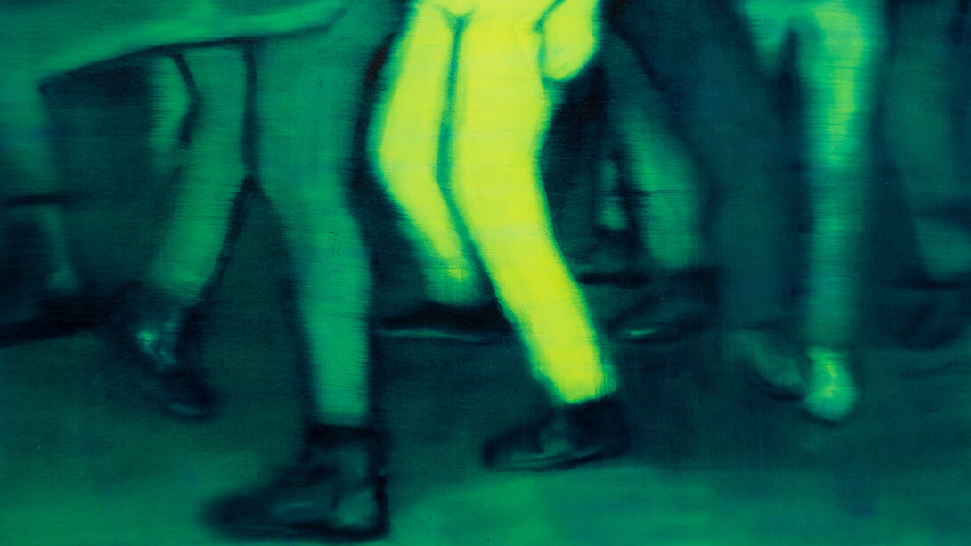 Demosthenes Barbas (Barba Dee), Before we enter (detail), 2025. Courtesy of Alma Contemporary Art Gallery